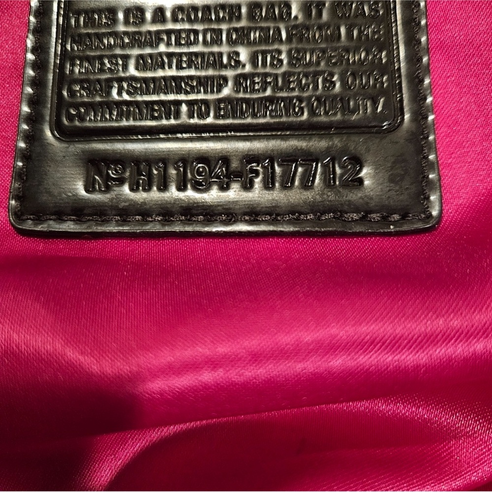 Coach Tartan Plaid Tote EUC No Callouts - Picture 10 of 12